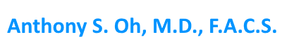 Anthony S. Oh, M.D., F.A.C.S. Logo